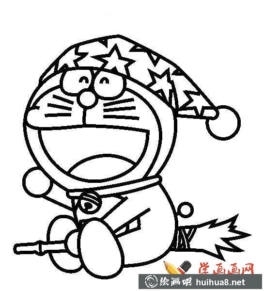 機器貓多啦愛夢簡筆畫圖片(4)