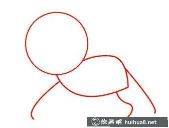 怎么畫猴子-猴子簡筆畫步驟1