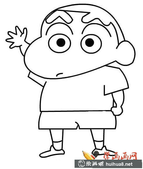蠟筆小新簡(jiǎn)筆畫(1)