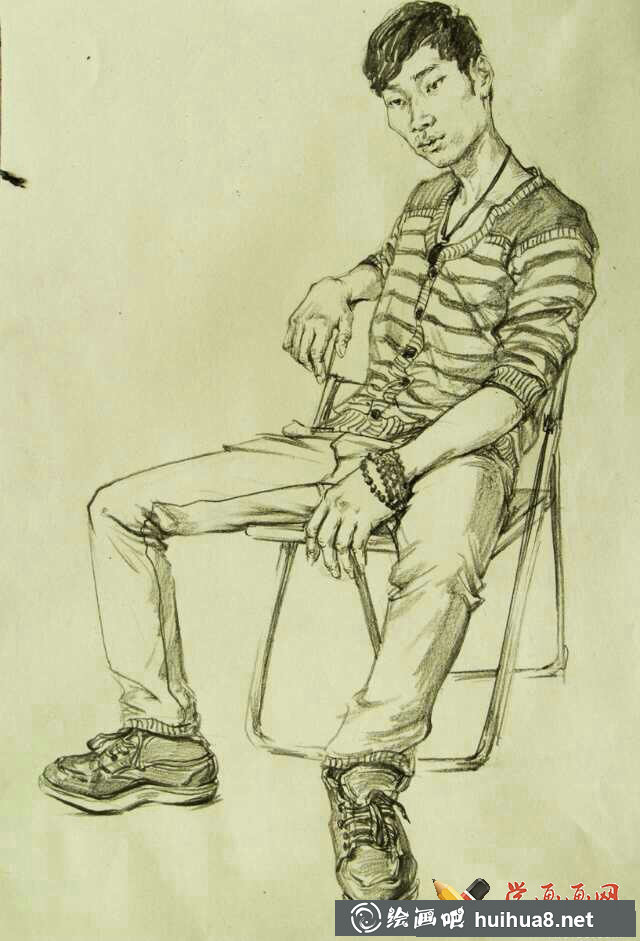 速寫人物圖片作品(3)