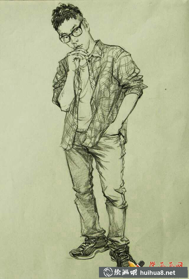 速寫人物圖片作品(5)