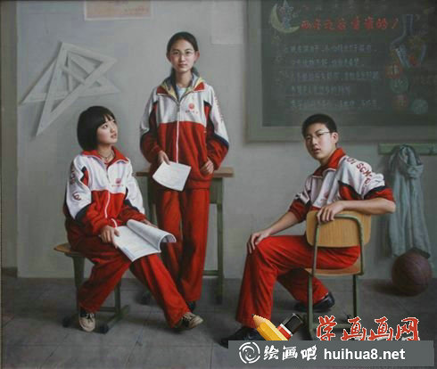 安靜油畫(huà)人物作品欣賞(6)