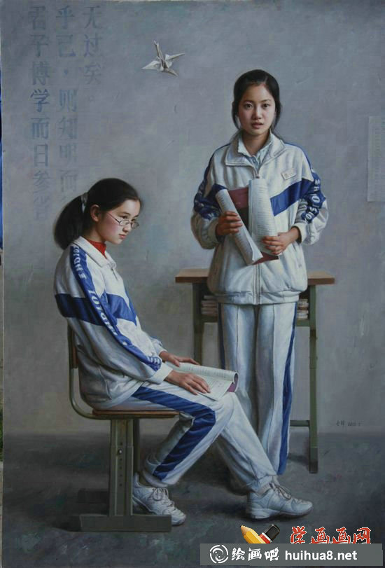 安靜油畫(huà)人物作品欣賞(9)