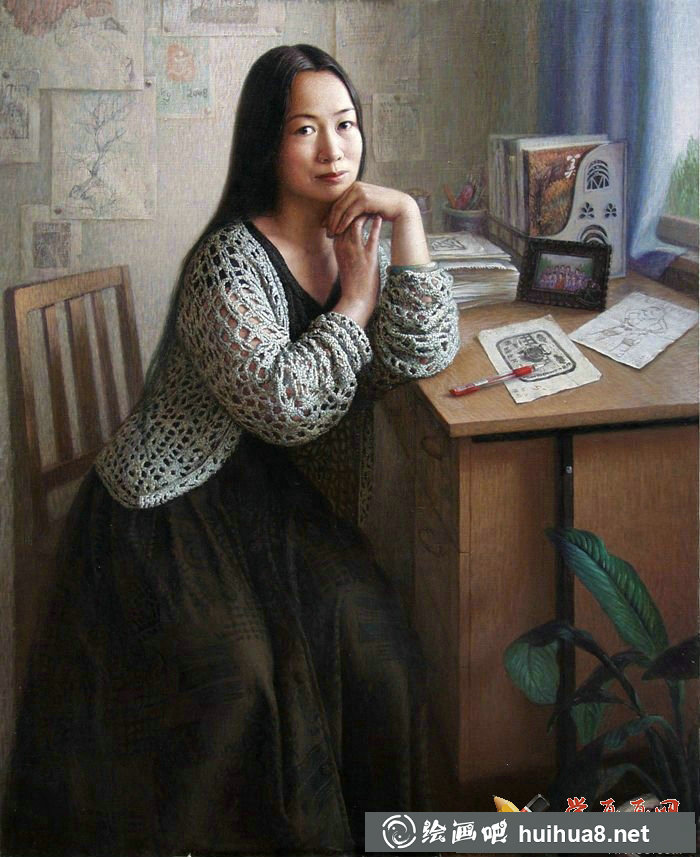 安靜油畫(huà)人物作品欣賞(11)
