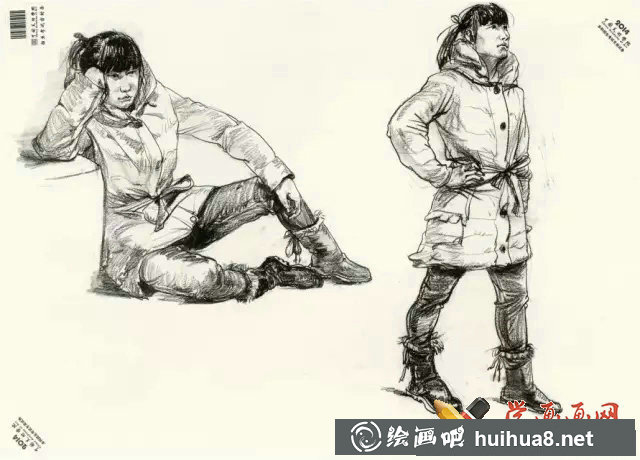 中國美院優(yōu)秀速寫作品(6)