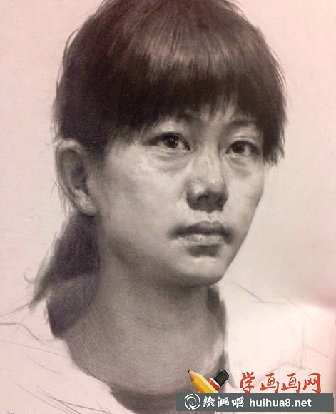 杭州老鷹畫室素描頭像作品欣賞(2)