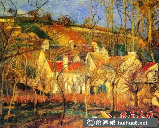 印象派大師卡米耶.畢沙羅（Camille Pissarro）油畫作品片欣賞(8)