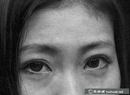 劉斌畫室超寫實人物素描欣賞(6)