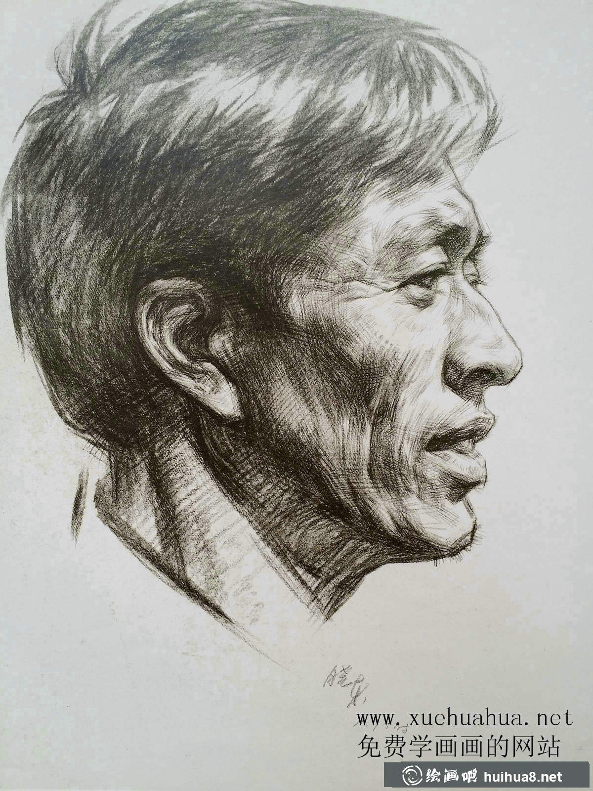 點擊下載查看高清素描頭像素材