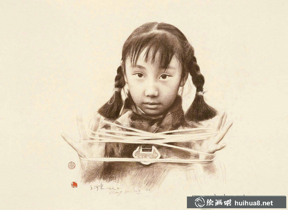 王沂東人物素描畫(huà)大全(1)