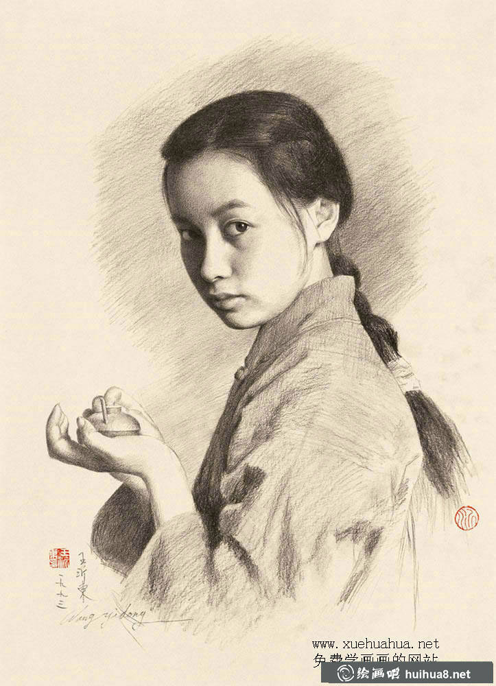 王沂東人物素描畫(huà)大全(5)