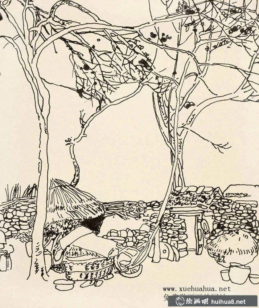 王沂東人物素描畫(huà)大全(4)