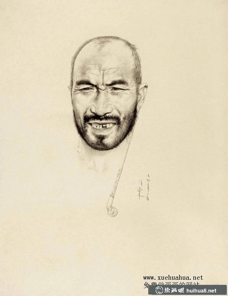 王沂東人物素描畫(huà)大全(6)