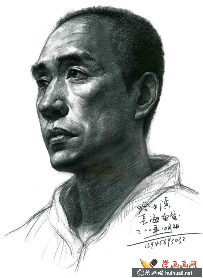 優(yōu)秀素描頭像作品集_高清臨摹素描圖片(1)