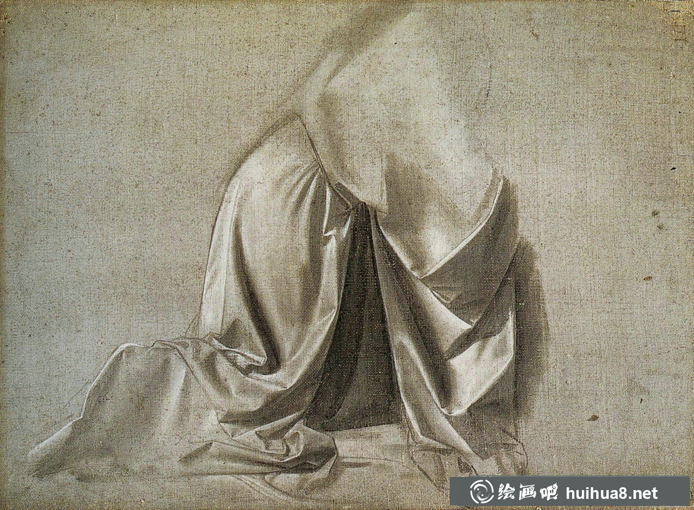 跟達(dá)芬奇學(xué)畫衣服褶皺及布紋【高清大圖】(10)