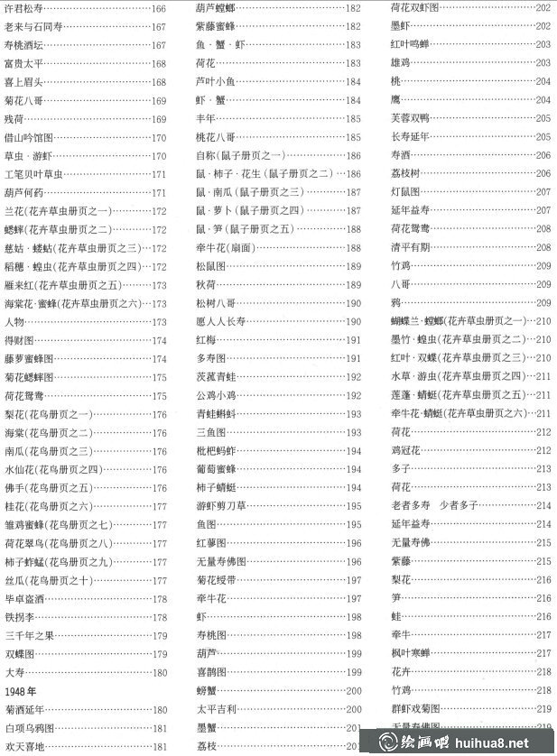 齊白石繪畫作品圖錄（下卷）在線觀看_齊白石的畫大全(4)