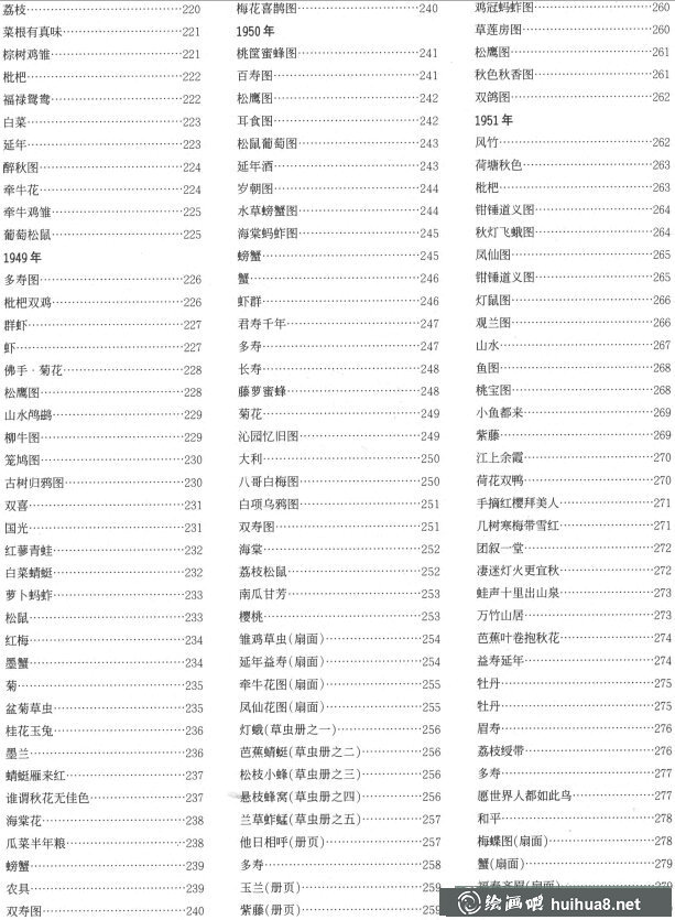 齊白石繪畫作品圖錄（下卷）在線觀看_齊白石的畫大全(5)
