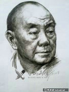 劉小東高清男子素描頭像臨摹