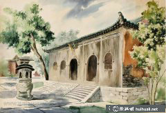 中國水彩畫之父李劍晨四幅風(fēng)景佳作欣賞