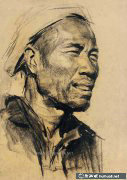 老農(nóng)素描頭像陳逸飛高清再現(xiàn)