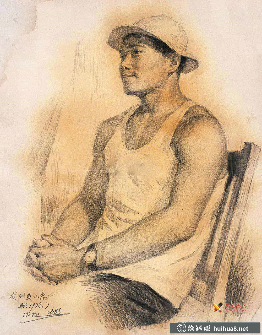龍力游人物素描圖片(1)