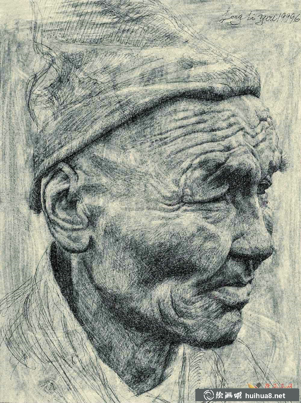 龍力游人物素描圖片(2)