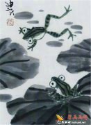 兒童畫(huà)青蛙跳水樂(lè)趣多