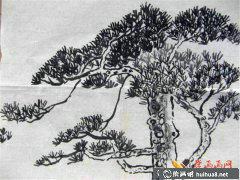 兒童創(chuàng)意繪植物松樹
