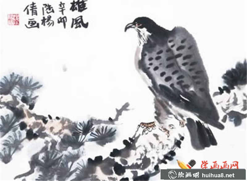兒童中國畫作品雄風(fēng)