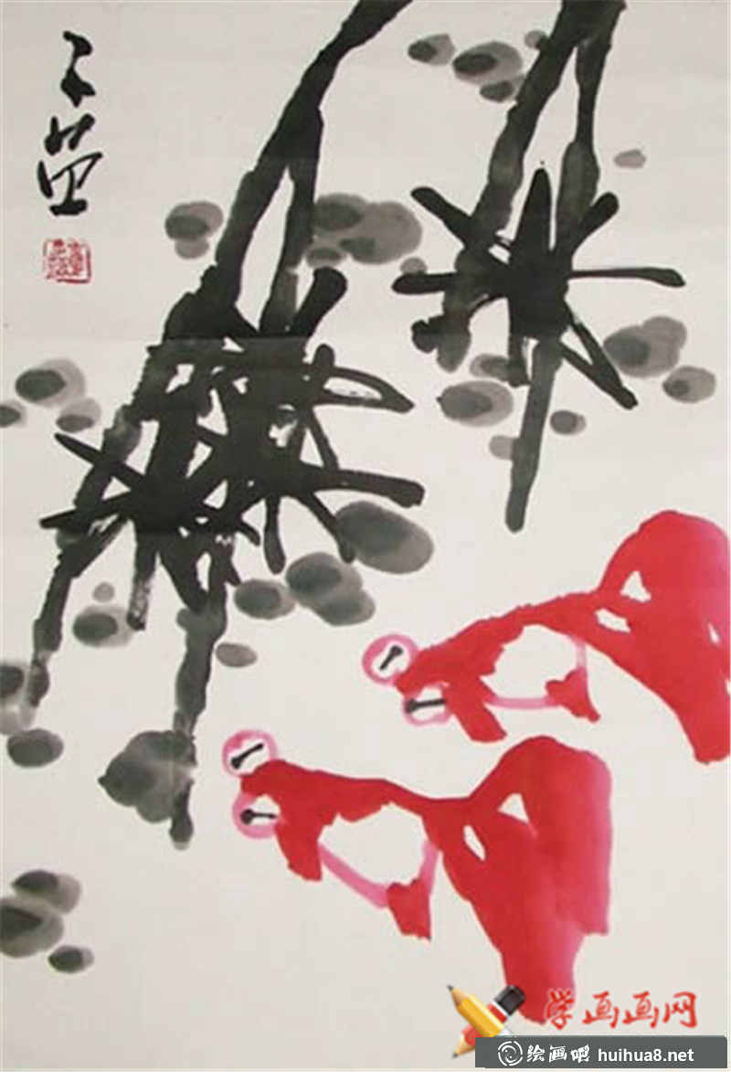 兒童中國畫放牛娃兒