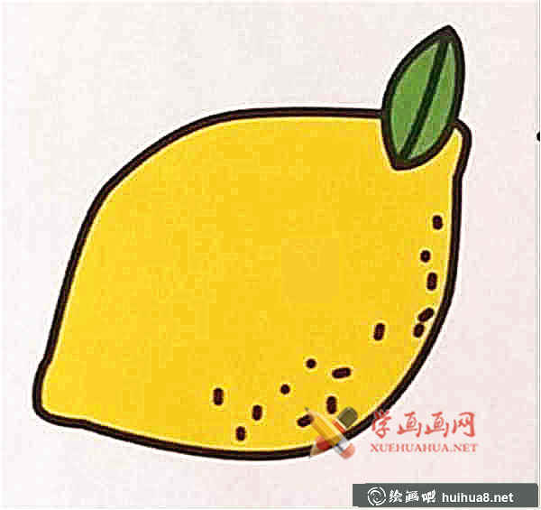 彩色檸檬簡(jiǎn)筆畫(huà)(1)
