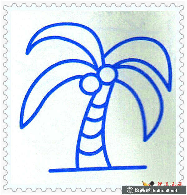 大樹(shù)簡(jiǎn)筆畫(huà)圖片(5)