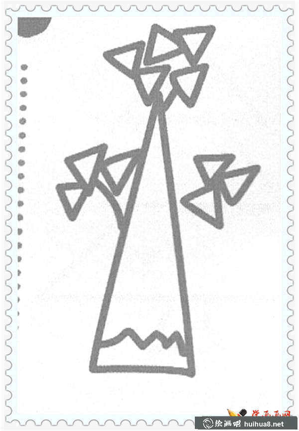 大樹(shù)簡(jiǎn)筆畫(huà)圖片(10)