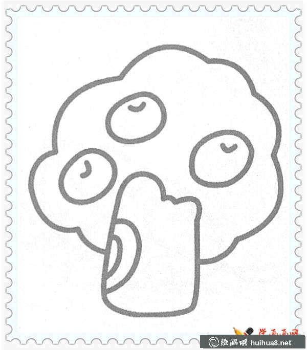 大樹(shù)簡(jiǎn)筆畫(huà)圖片(23)