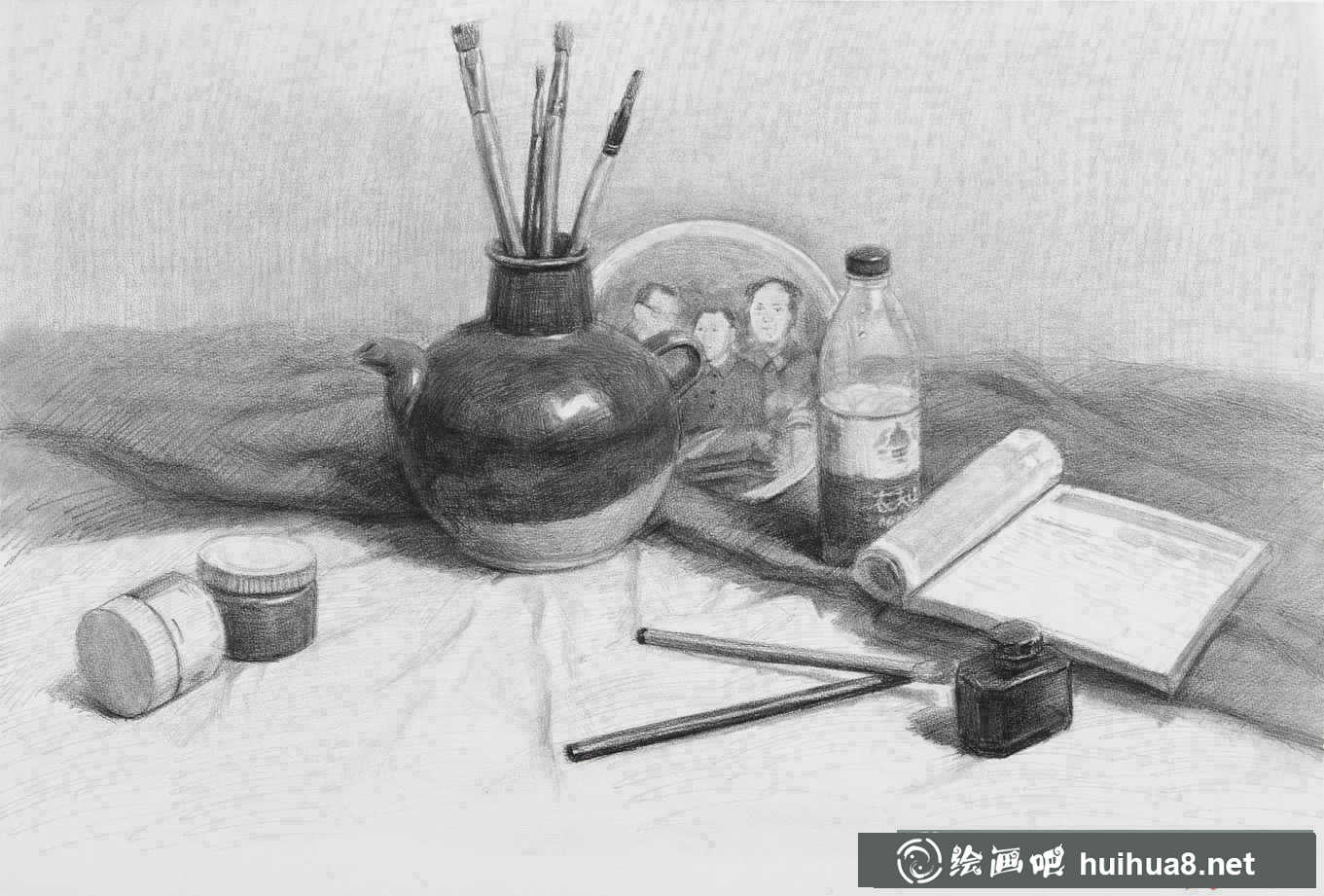 優(yōu)秀素描靜物范畫圖片(2)