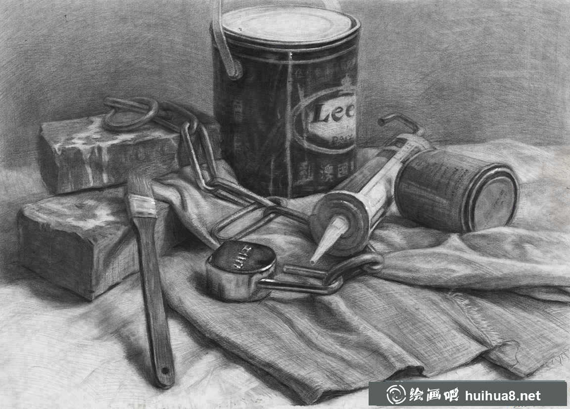 優(yōu)秀素描靜物范畫圖片(16)