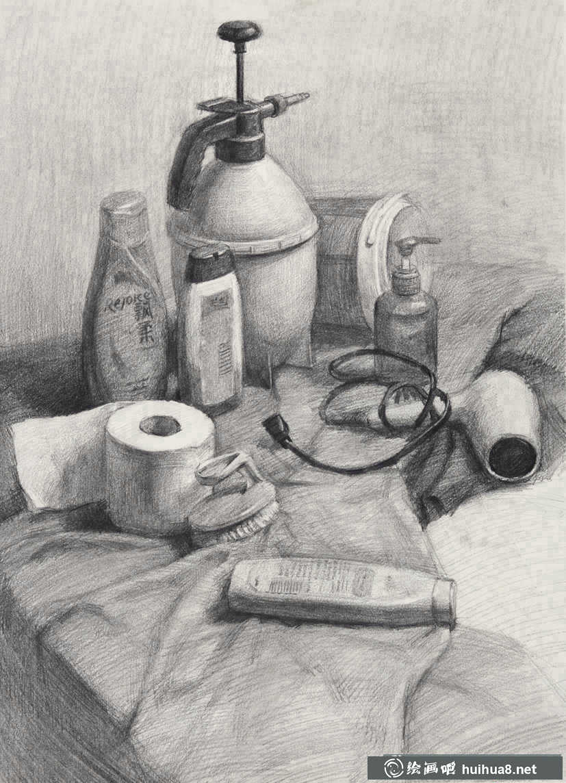 優(yōu)秀素描靜物范畫圖片(17)