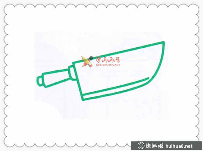 菜刀簡(jiǎn)筆畫圖片大全(3)