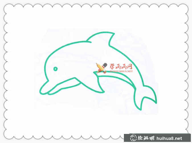 海豚簡(jiǎn)筆畫(huà)圖片大全(3)