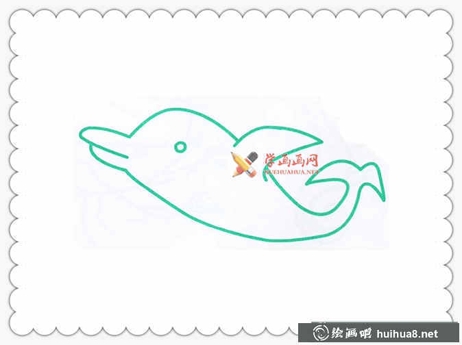 海豚簡(jiǎn)筆畫(huà)圖片大全(4)
