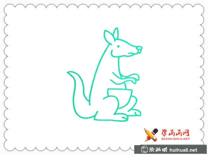 袋鼠簡筆畫圖片大全(1)