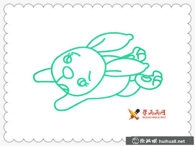 可愛小兔子簡(jiǎn)筆畫(1)