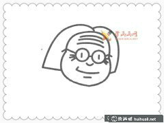 簡筆畫老奶奶教程