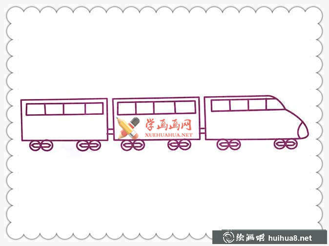 火車簡(jiǎn)筆畫圖片(1)