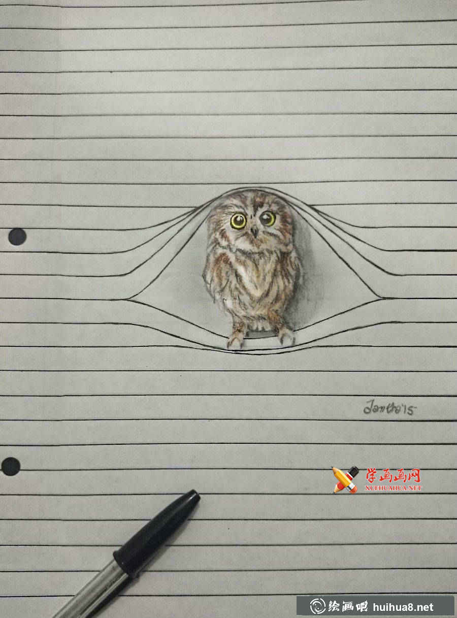 彩鉛畫小動物(1)