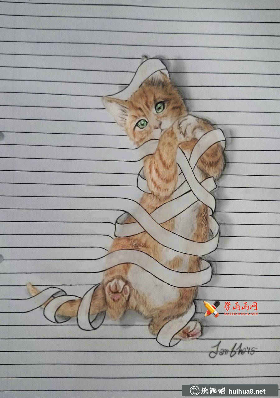 彩鉛畫小動物(7)
