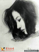 劉亦菲素描圖片鑒賞