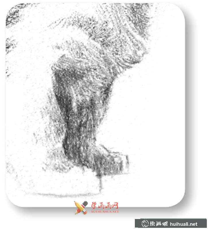 鉛筆畫教程_學(xué)用鉛筆畫一只小狗(10)