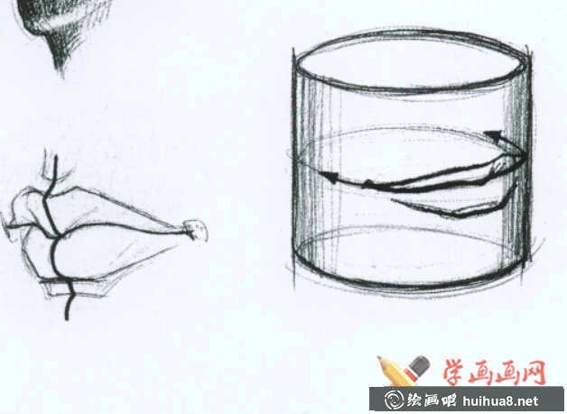 素描嘴的結(jié)構(gòu)及畫法步驟(4)