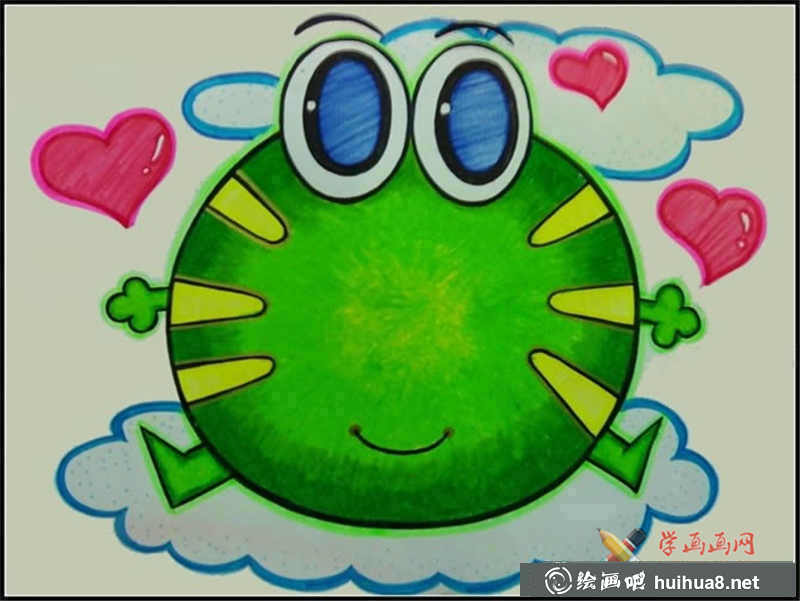 青蛙油畫棒(1)